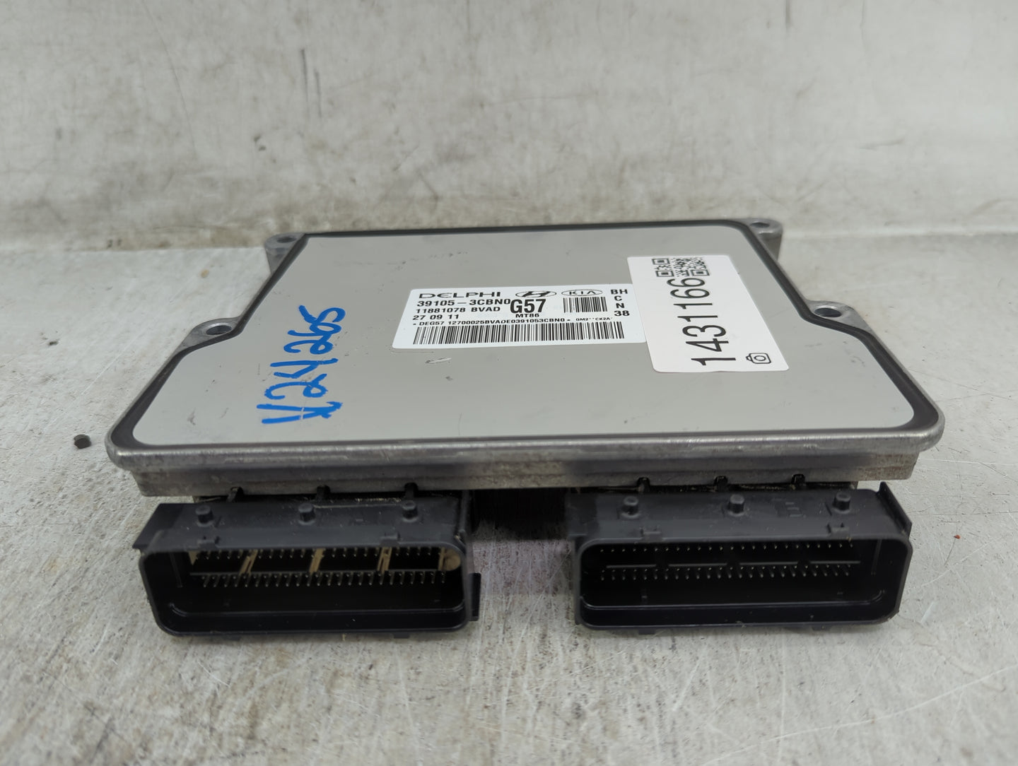 2012-2014 Hyundai Genesis PCM Engine Control Computer ECU ECM PCU OEM P/N:39105-3CBN0 Fits Fits 2012 2013 2014 OEM Used Auto
