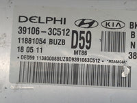 2012-2014 Hyundai Genesis PCM Engine Control Computer ECU ECM PCU OEM P/N:39106-3C512 Fits Fits 2012 2013 2014 OEM Used Auto