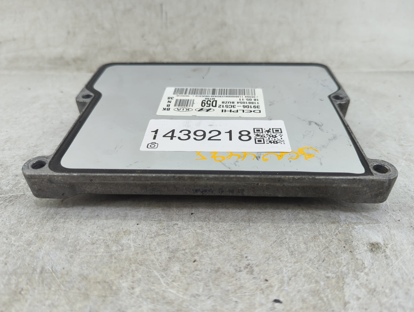 2012-2014 Hyundai Genesis PCM Engine Control Computer ECU ECM PCU OEM P/N:39106-3C512 Fits Fits 2012 2013 2014 OEM Used Auto