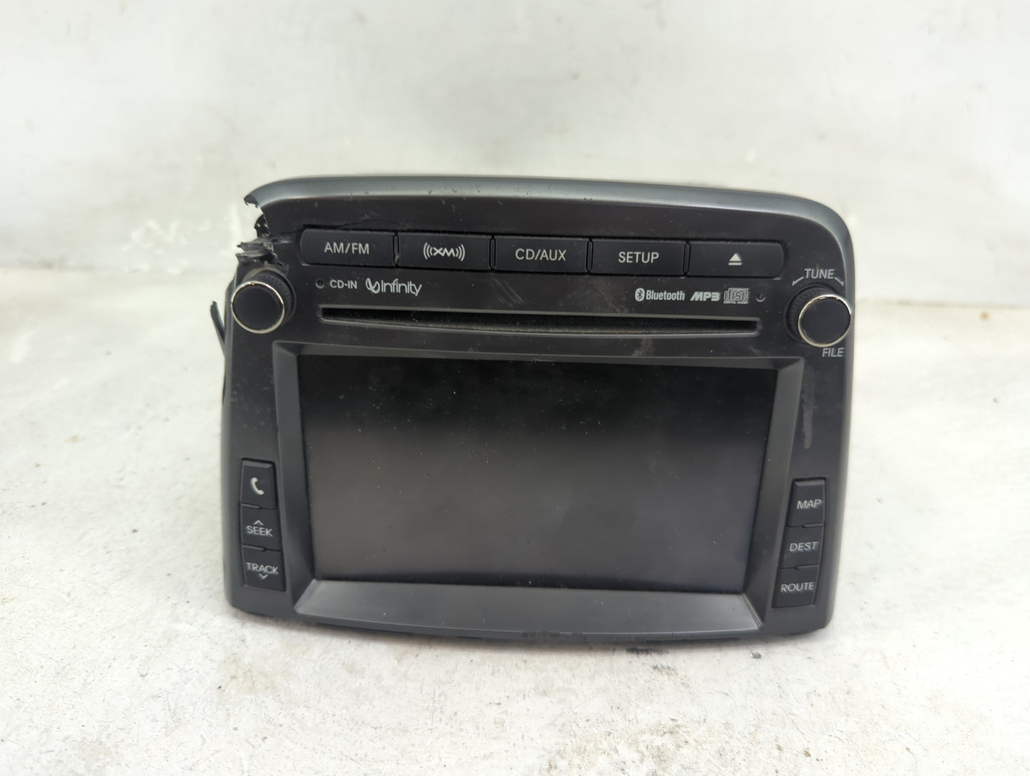 2009-2012 Hyundai Genesis Radio AM FM Cd Player Receiver Replacement P/N:96560-2M100VM5 Fits Fits 2009 2010 2011 2012 OEM Us