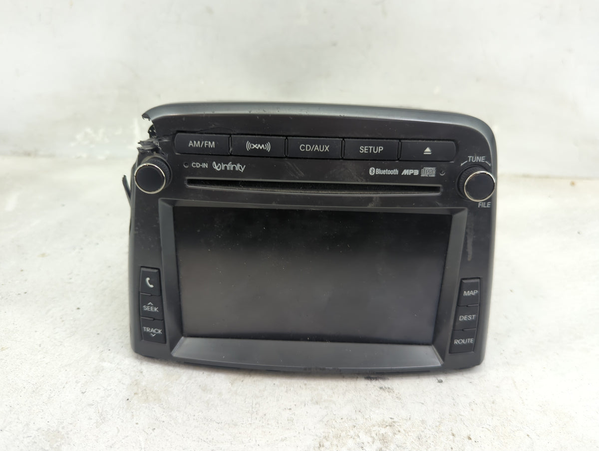 2009-2012 Hyundai Genesis Radio AM FM Cd Player Receiver Replacement P/N:96560-2M100VM5 Fits Fits 2009 2010 2011 2012 OEM Us
