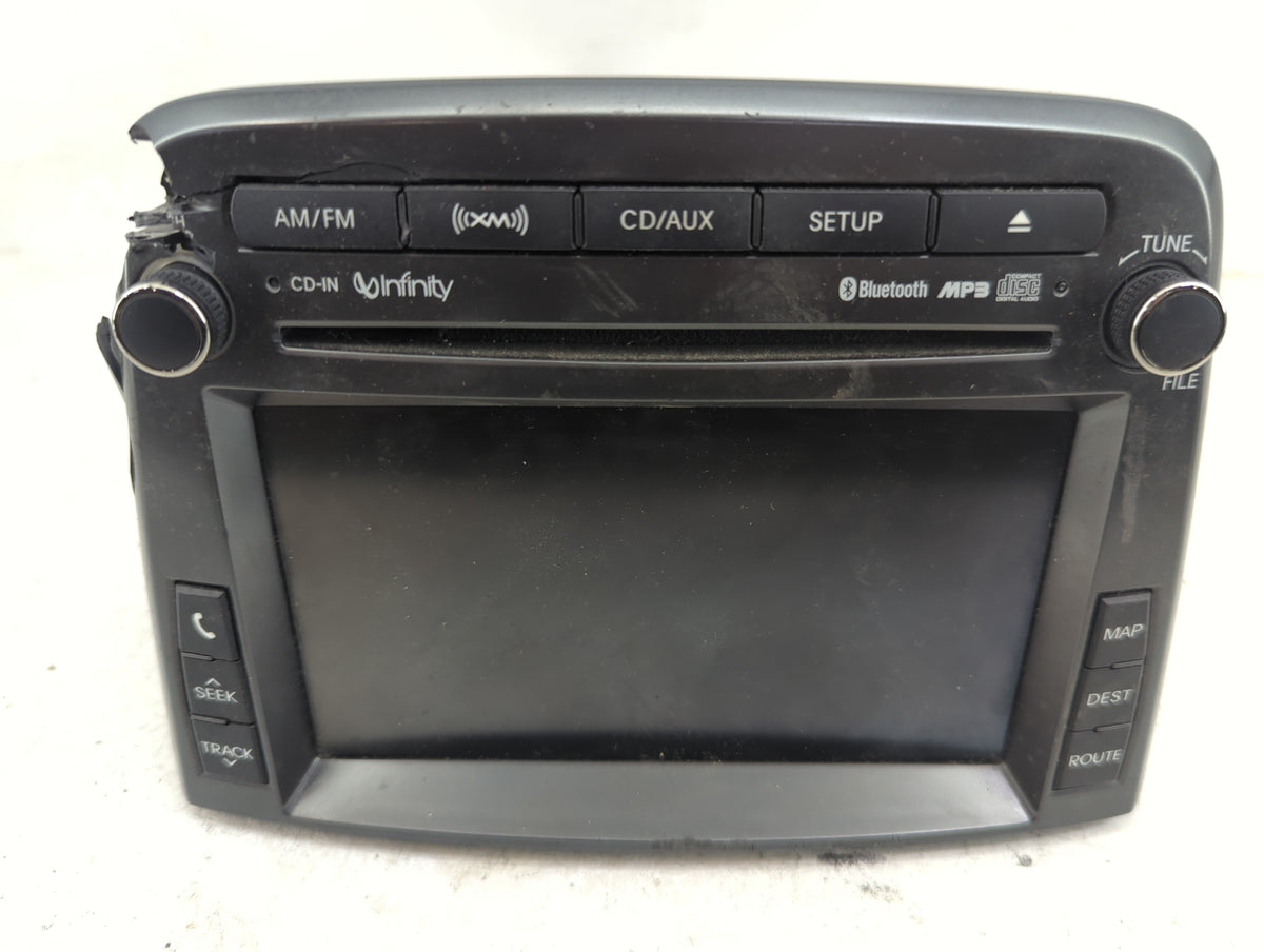 2009-2012 Hyundai Genesis Radio AM FM Cd Player Receiver Replacement P/N:96560-2M100VM5 Fits Fits 2009 2010 2011 2012 OEM Us