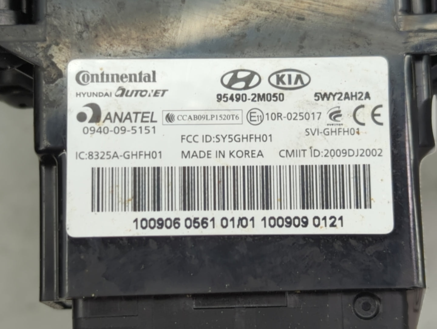 2009-2012 Hyundai Genesis Climate Control Module Temperature AC/Heater Replacement P/N:5WY2AH2A 95490-2M050 Fits OEM Used Au
