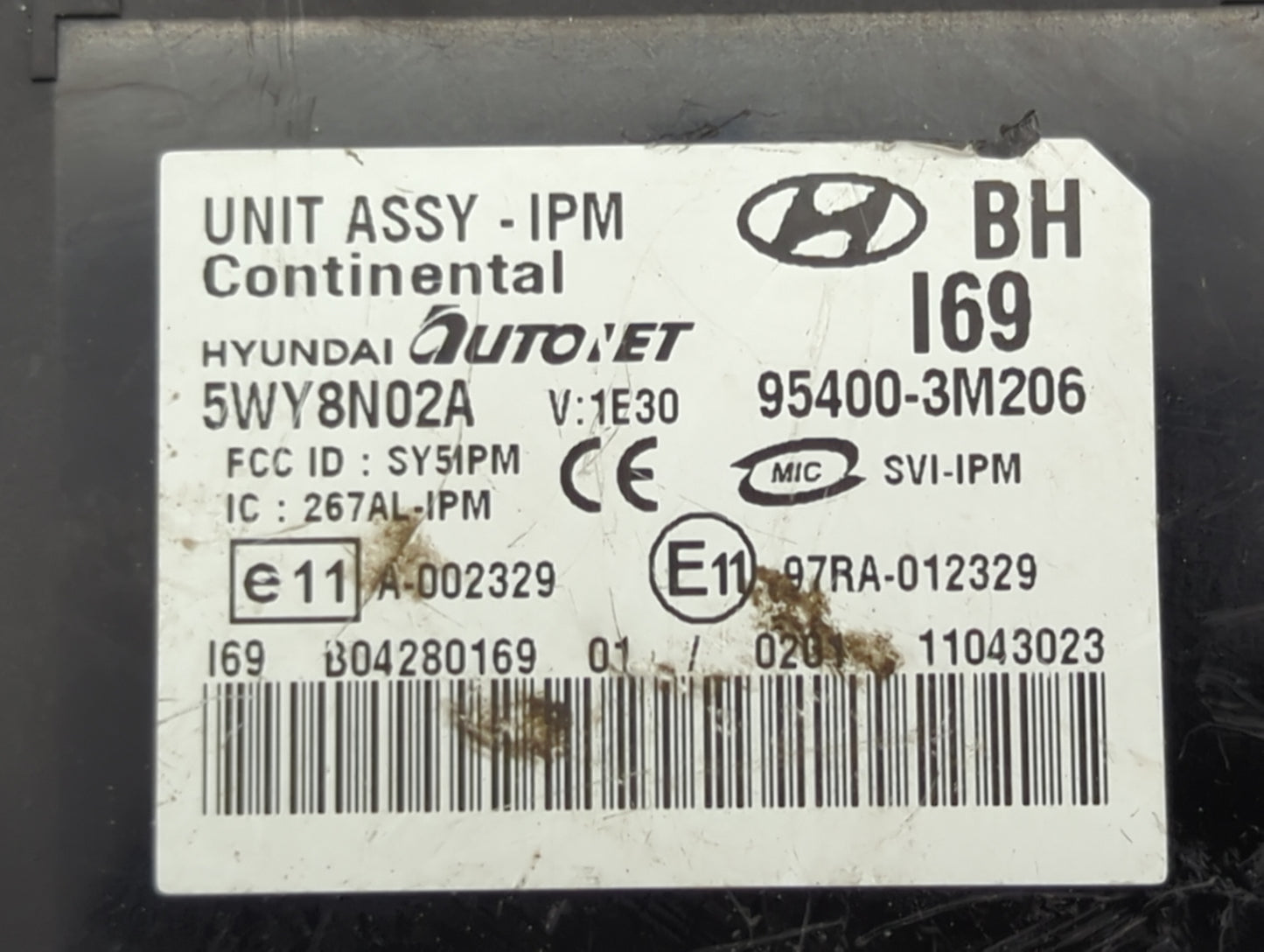 2011-2012 Hyundai Genesis Theft-locking Control Module - Oemusedautoparts1.com