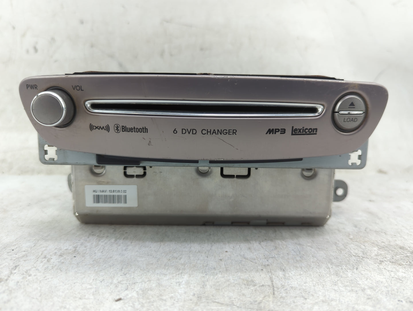 2012 Hyundai Genesis Radio AM FM Cd Player Receiver Replacement P/N:006236 20018676, 02227738 Fits OEM Used Auto Parts - Oem