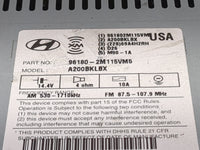 2011-2012 Hyundai Genesis Radio AM FM Cd Player Receiver Replacement P/N:96180-2M115VM5 A200BKLBX Fits Fits 2011 2012 OEM Us