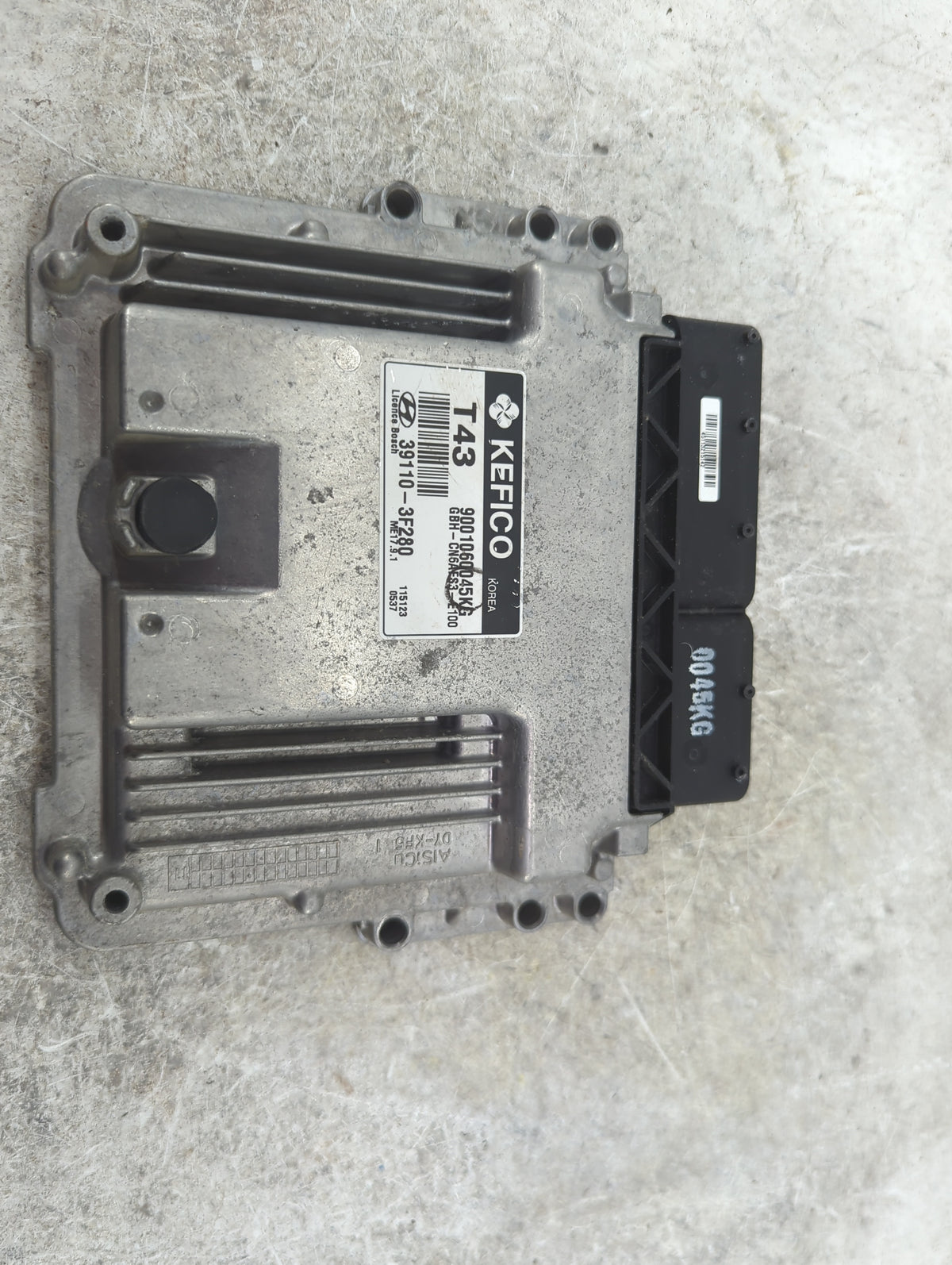 2012 Hyundai Genesis PCM Engine Control Computer ECU ECM PCU OEM P/N:39110-3F280 9001060045KG, GBH-CN6AES3-E100 Fits OEM Use