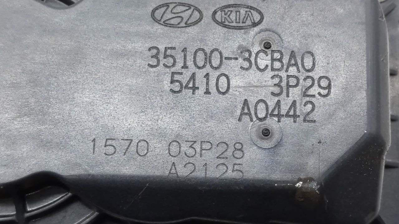 2012-2014 Hyundai Genesis Throttle Body P/N:35100-36BA0 35100-3CBA0 Fits Fits 2012 2013 2014 OEM Used Auto Parts - Oemusedau