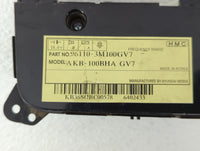 2009-2014 Hyundai Genesis Radio AM FM Cd Player Receiver Replacement P/N:96110-3M100GV7 Fits Fits 2009 2010 2011 2012 2013 2