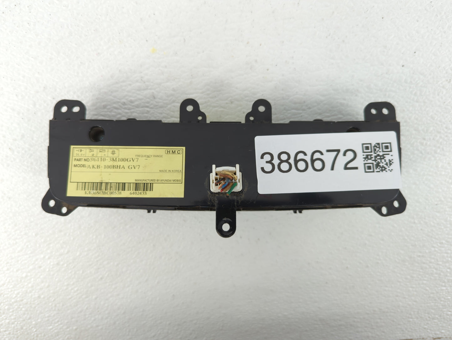 2009-2014 Hyundai Genesis Radio AM FM Cd Player Receiver Replacement P/N:96110-3M100GV7 Fits Fits 2009 2010 2011 2012 2013 2