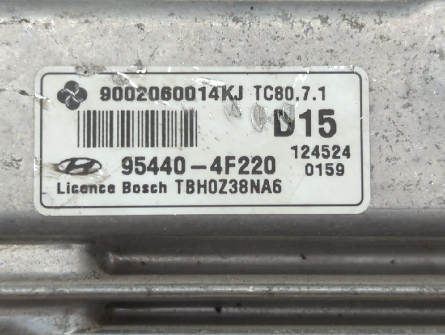 2012-2014 Hyundai Genesis PCM Engine Control Computer ECU ECM PCU OEM P/N:95440-4F221 39105-3CBN0 Fits Fits 2012 2013 2014 O