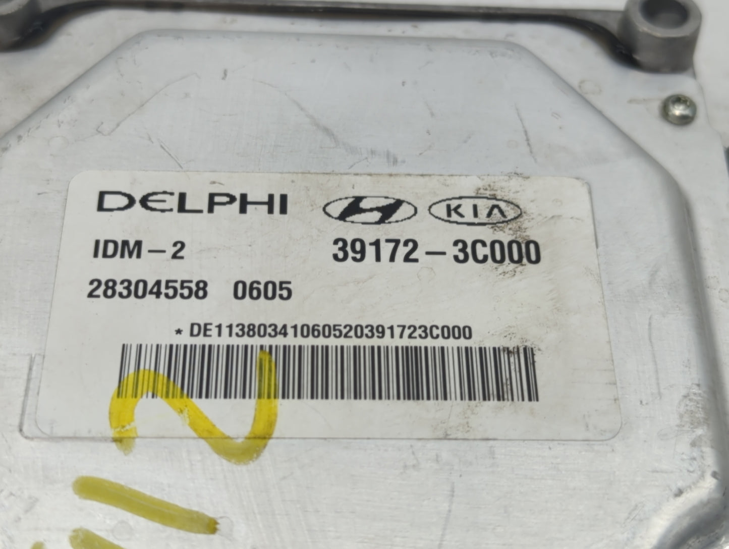 2012-2016 Hyundai Genesis PCM Engine Control Computer ECU ECM PCU OEM P/N:39172-3C000 39172-3C010 Fits OEM Used Auto Parts -