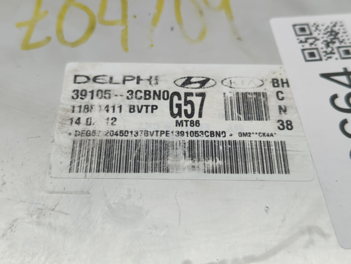 2012-2014 Hyundai Genesis PCM Engine Control Computer ECU ECM PCU OEM P/N:39105-3CBN2 39105-3CBN0 Fits Fits 2012 2013 2014 O