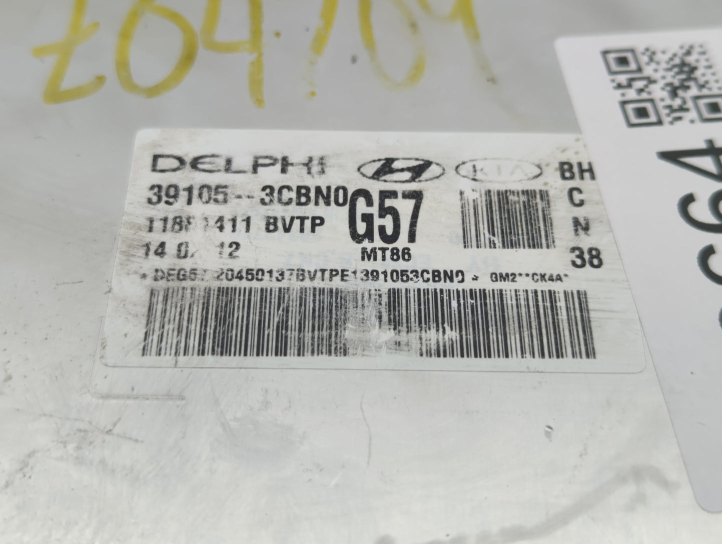 2012-2014 Hyundai Genesis PCM Engine Control Computer ECU ECM PCU OEM P/N:39105-3CBN2 39105-3CBN0 Fits Fits 2012 2013 2014 O
