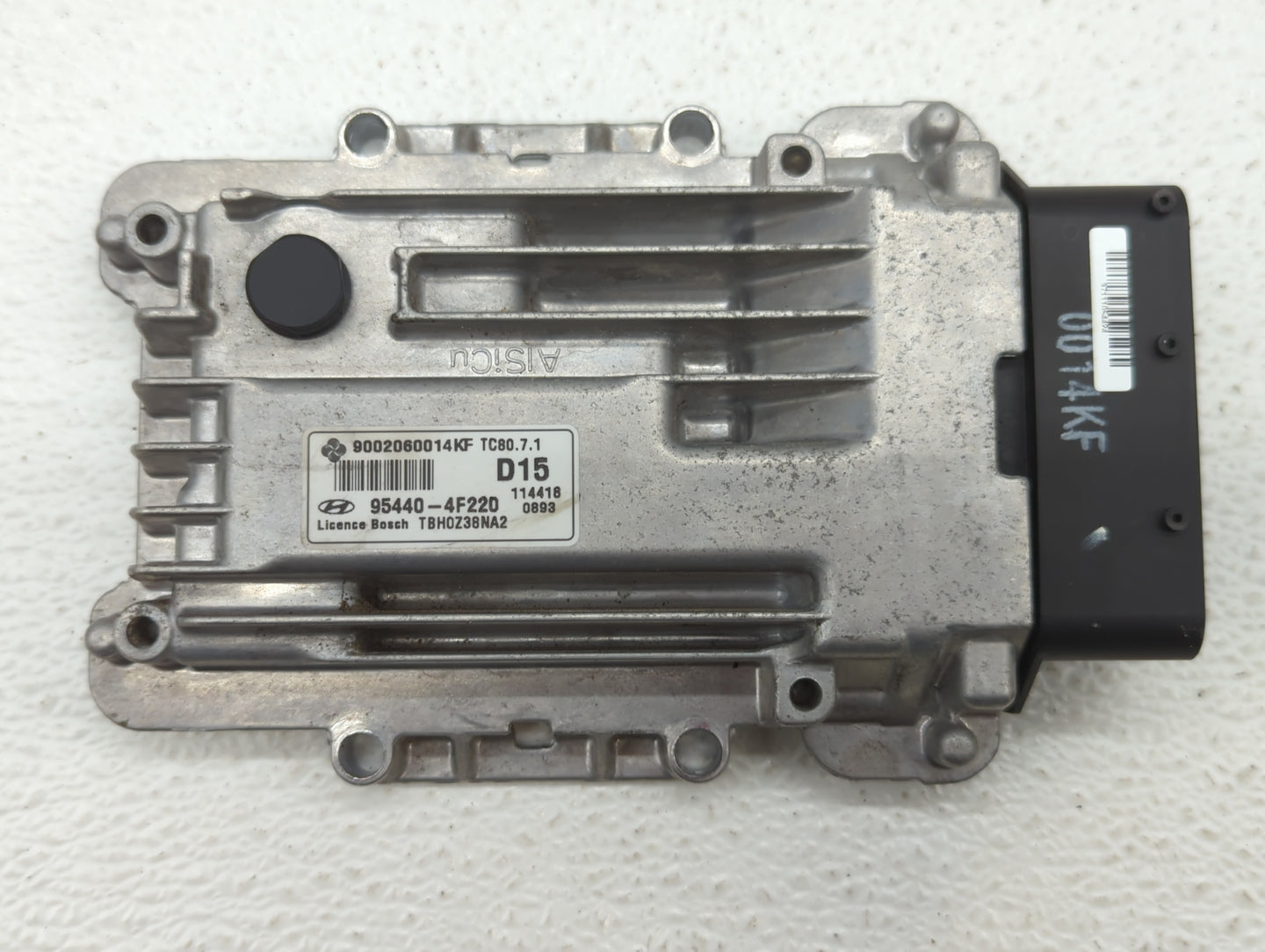 2012 Hyundai Genesis PCM Engine Control Computer ECU ECM PCU OEM P/N:95440-4F220 95440-4F222 Fits OEM Used Auto Parts - Oemu
