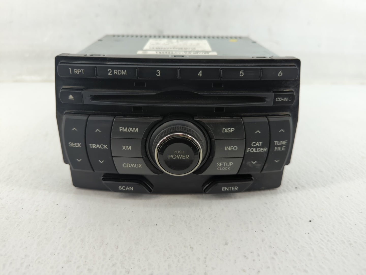 2011-2012 Hyundai Genesis Am Fm Cd Player Radio Receiver - Oemusedautoparts1.com