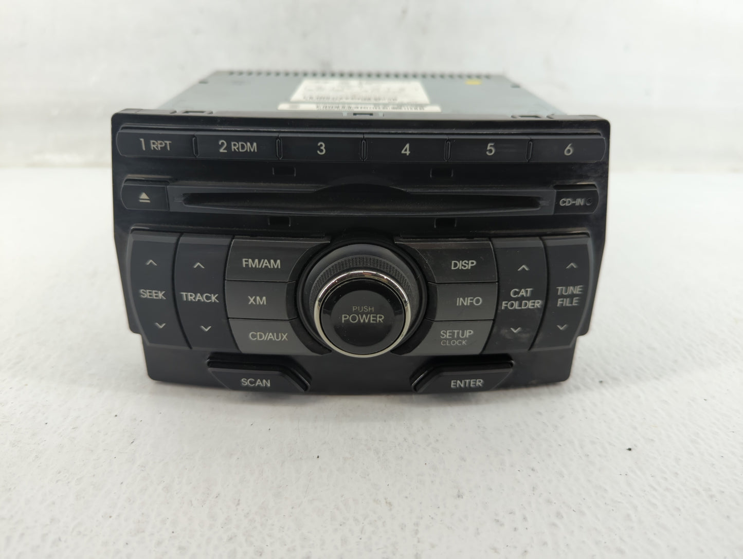 2011-2012 Hyundai Genesis Am Fm Cd Player Radio Receiver - Oemusedautoparts1.com
