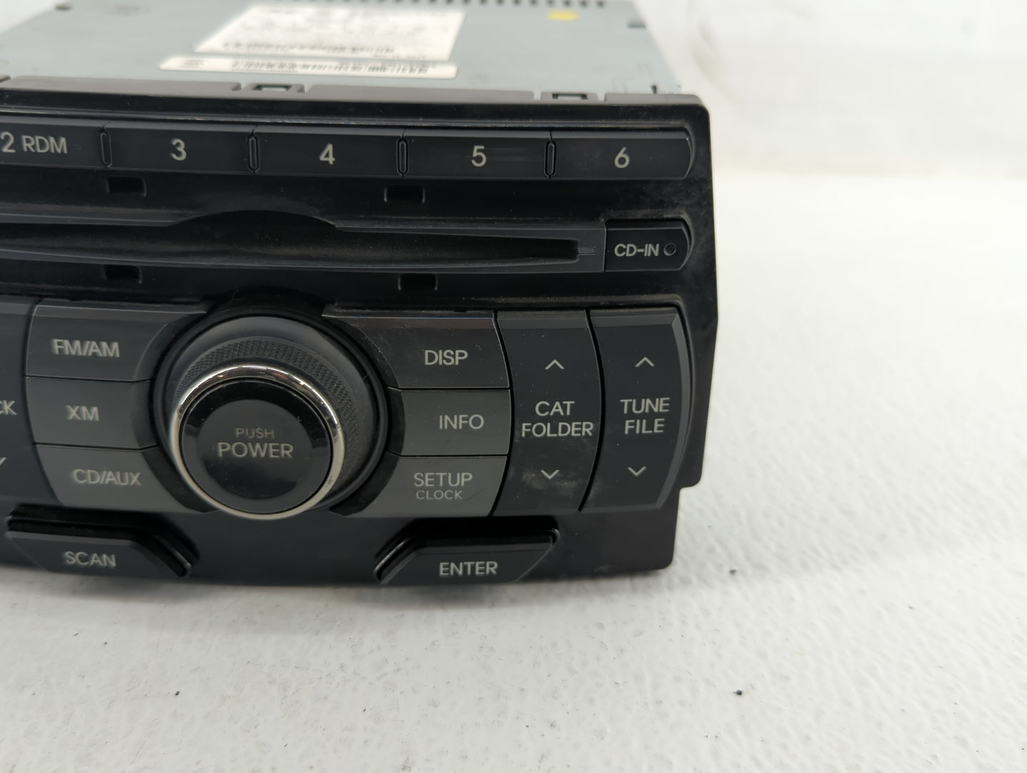 2011-2012 Hyundai Genesis Am Fm Cd Player Radio Receiver - Oemusedautoparts1.com