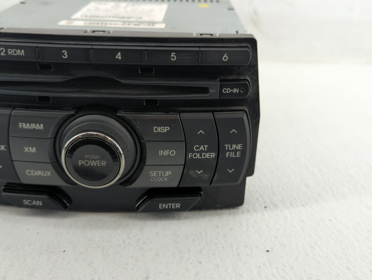 2011-2012 Hyundai Genesis Am Fm Cd Player Radio Receiver 559399 - Oemusedautoparts1.com