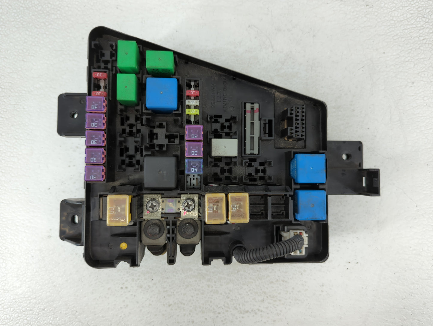 2012-2014 Hyundai Genesis Fusebox Fuse Box Panel Relay Module P/N:91297-3M272 0009, 110722 CHSJ Fits Fits 2012 2013 2014 OEM