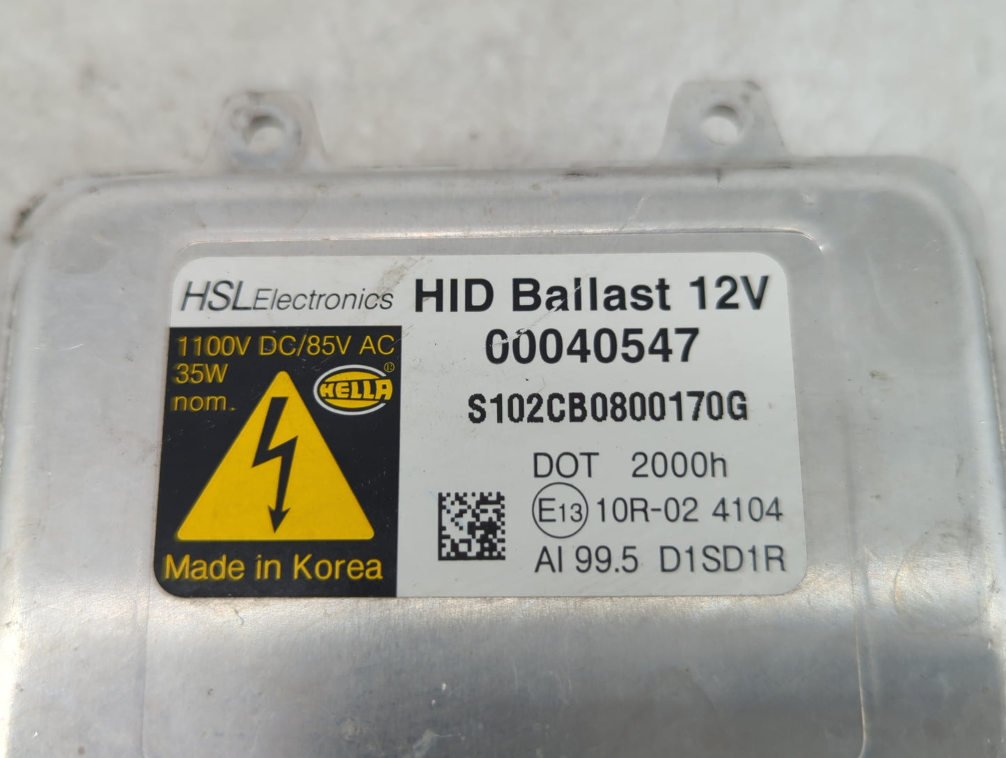 2011-2014 Hyundai Genesis Headlight Ballast Head Light - Oemusedautoparts1.com