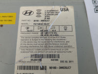 2011-2012 Hyundai Genesis Radio AM FM Cd Player Receiver Replacement P/N:96180-3M630JC7 Fits Fits 2011 2012 OEM Used Auto Pa