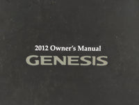 2012 Hyundai Genesis Owners Manual Book Guide P/N:A3MO-EU21H OEM Used Auto Parts - Oemusedautoparts1.com