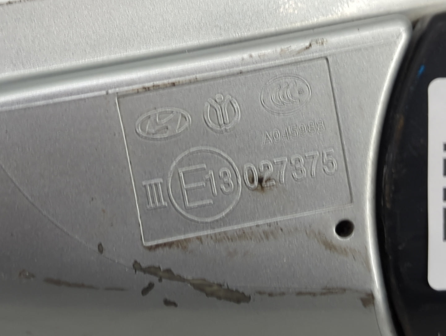 2012 Hyundai Genesis Coupe Driver Side View Mirror - Left Door Mirror OEM Used - Oemusedautoparts1.com