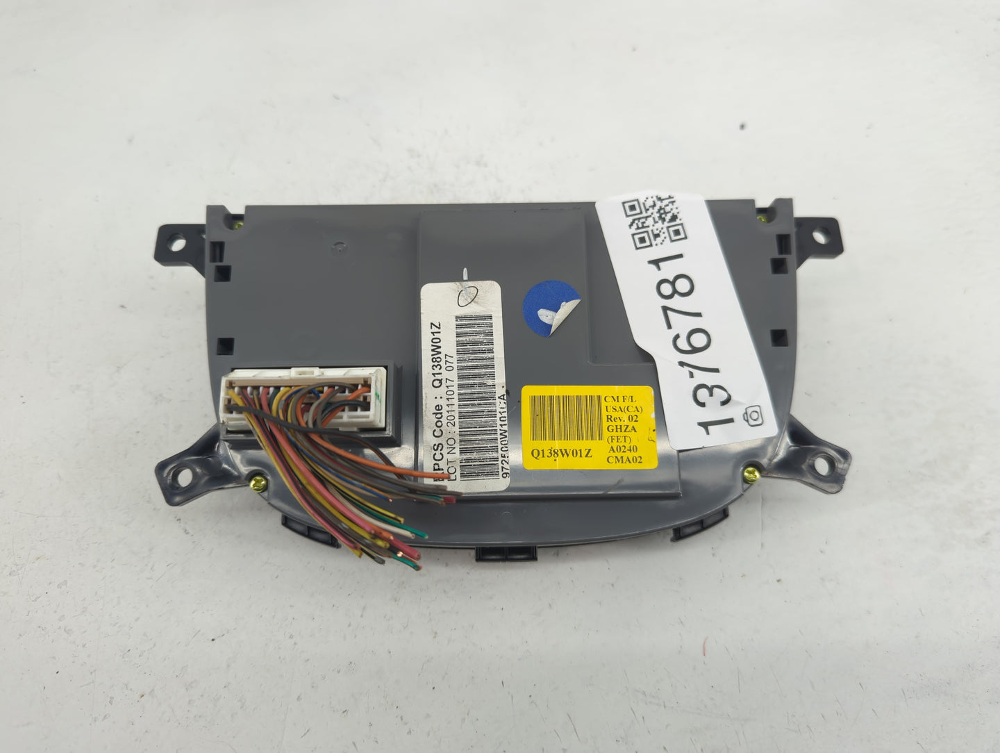 2010-2012 Hyundai Santa Fe Climate Control Module Temperature AC/Heater Replacement P/N:Q138W01Z Fits Fits 2010 2011 2012 OE