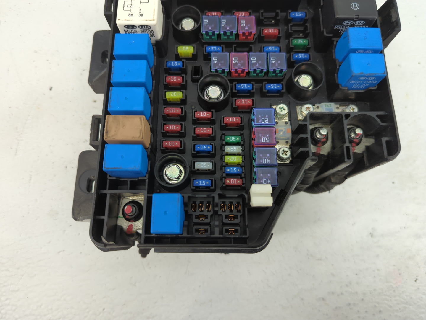 2010-2012 Hyundai Santa Fe Fusebox Fuse Box Panel Relay Module P/N:91950-2B710 Fits Fits 2010 2011 2012 OEM Used Auto Parts 
