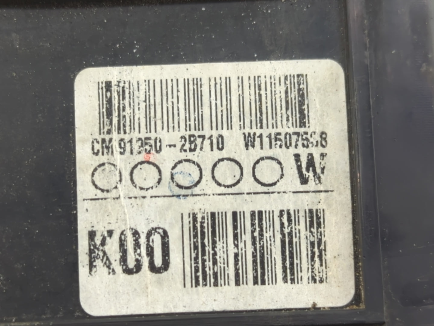 2010-2012 Hyundai Santa Fe Fusebox Fuse Box Panel Relay Module P/N:91950-2B710 Fits Fits 2010 2011 2012 OEM Used Auto Parts 
