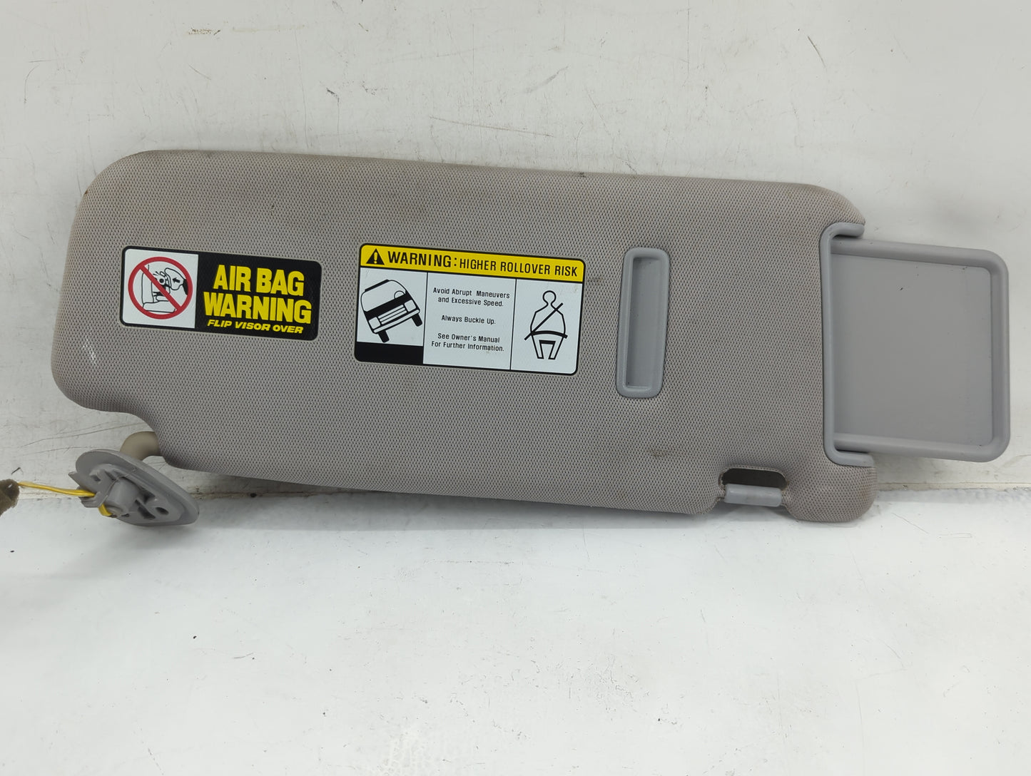 2010-2012 Hyundai Santa Fe Sun Visor Shade Replacement Driver Left Mirror Fits Fits 2010 2011 2012 OEM Used Auto Parts - Oem