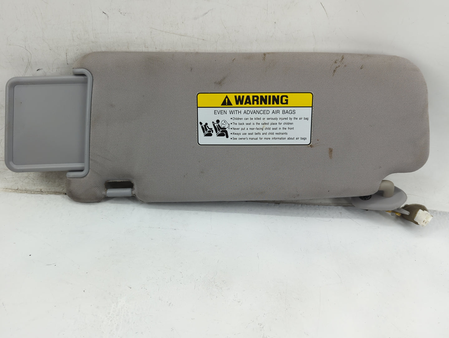 2010-2012 Hyundai Santa Fe Sun Visor Shade Replacement Passenger Right Mirror Fits Fits 2010 2011 2012 OEM Used Auto Parts -
