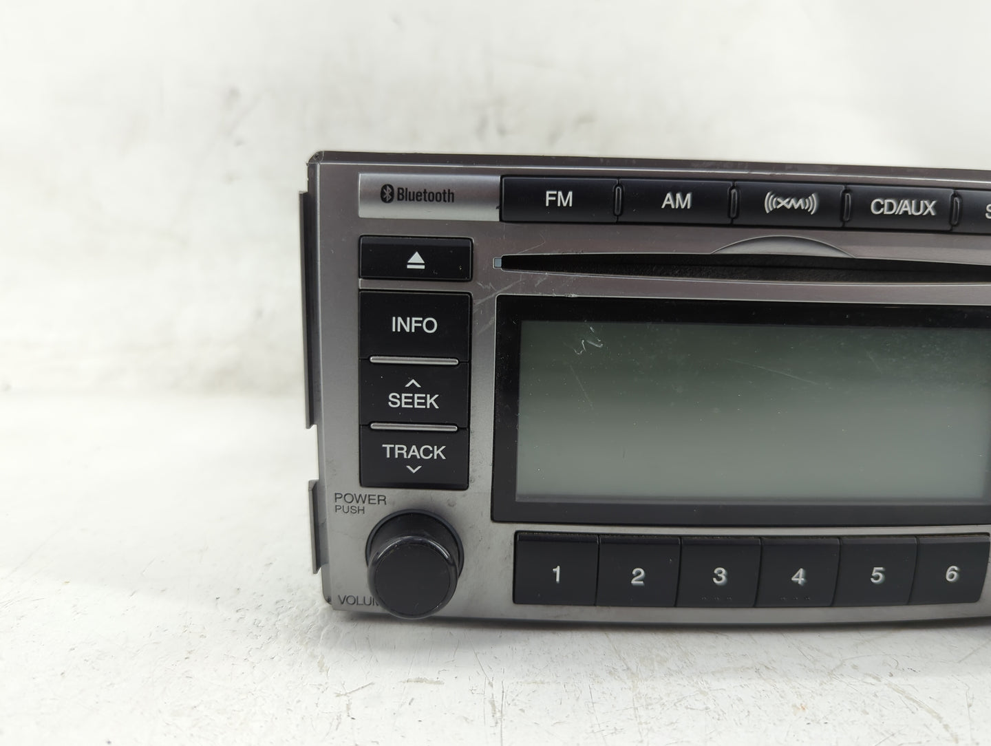 2010-2012 Hyundai Santa Fe Radio AM FM Cd Player Receiver Replacement P/N:96180-0W500CA Fits Fits 2010 2011 2012 OEM Used Au