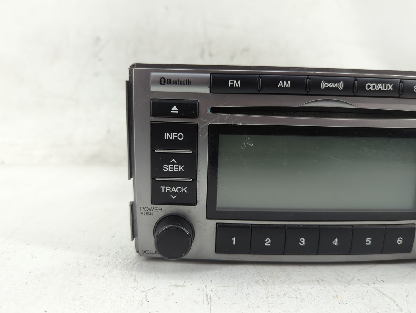 2010-2012 Hyundai Santa Fe Radio AM FM Cd Player Receiver Replacement P/N:96180-0W500CA Fits Fits 2010 2011 2012 OEM Used Au