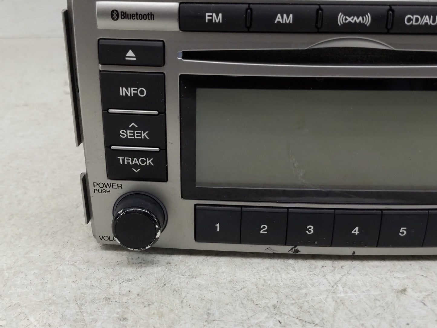 2010-2012 Hyundai Santa Fe Radio AM FM Cd Player Receiver Replacement P/N:96180-0W500BS Fits Fits 2010 2011 2012 OEM Used Au