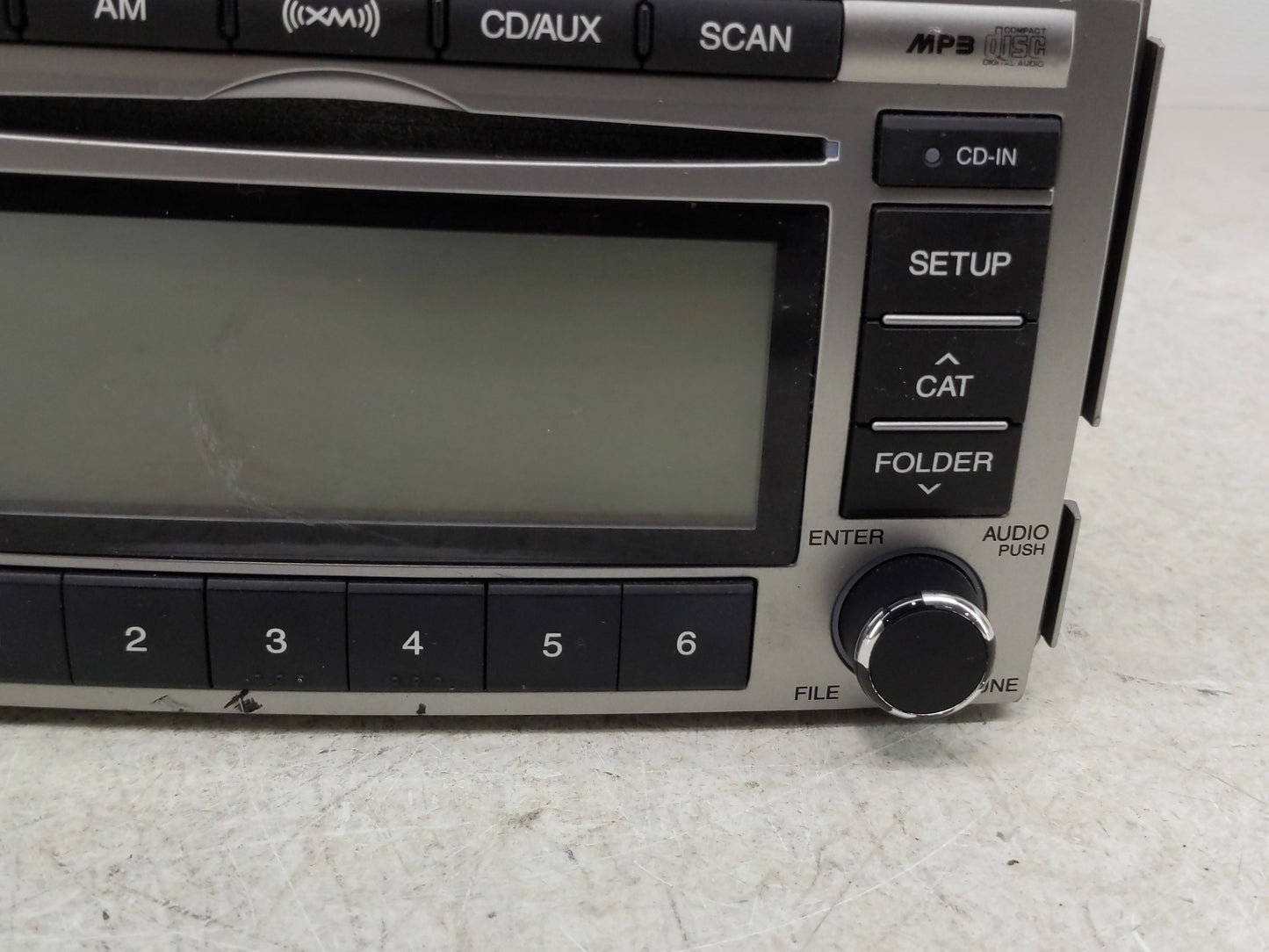 2010-2012 Hyundai Santa Fe Radio AM FM Cd Player Receiver Replacement P/N:96180-0W500BS Fits Fits 2010 2011 2012 OEM Used Au
