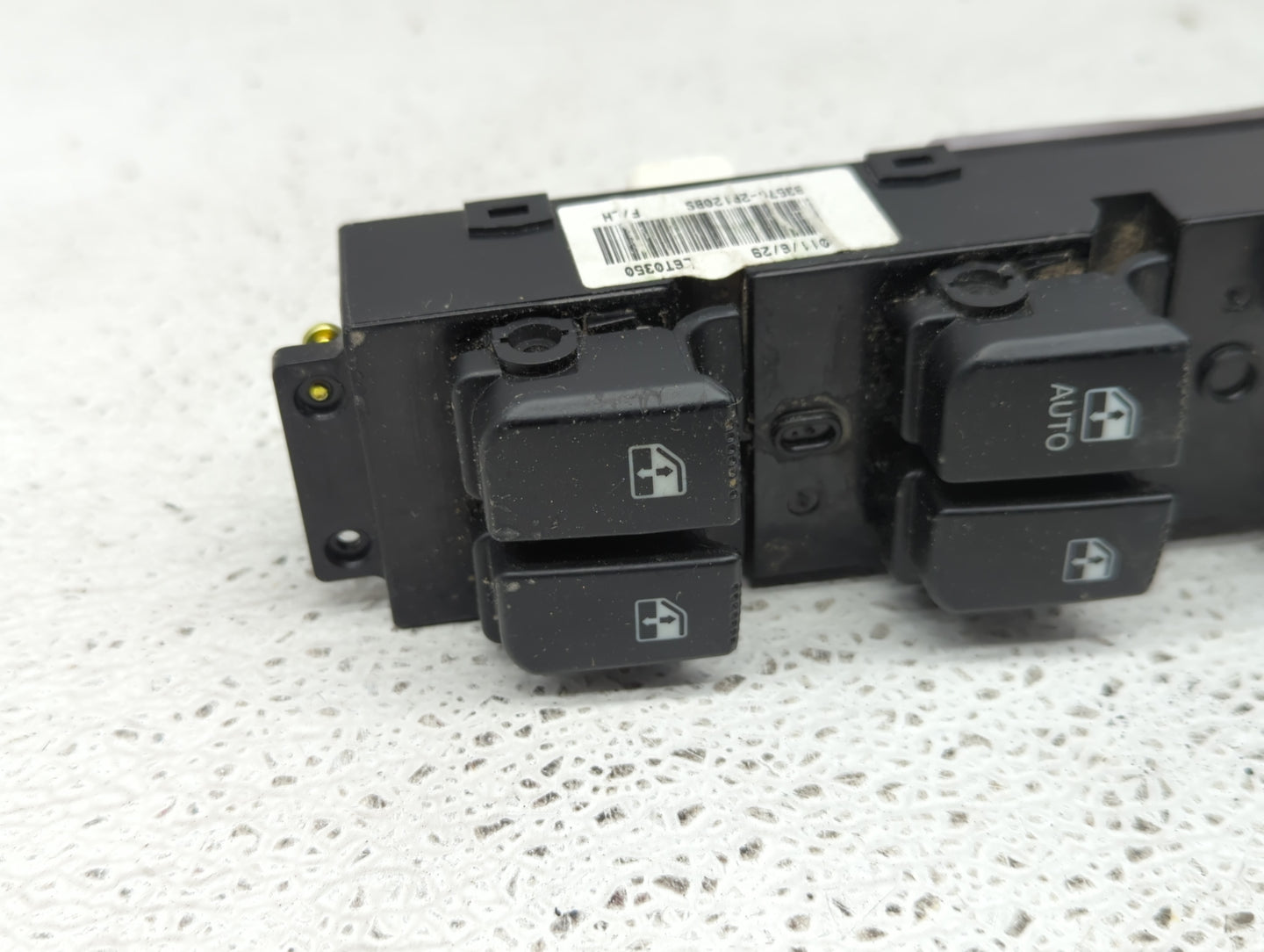 2010-2012 Hyundai Santa Fe Master Power Window Switch Replacement Driver Side Left P/N:93570-2B120BS Fits Fits 2010 2011 201