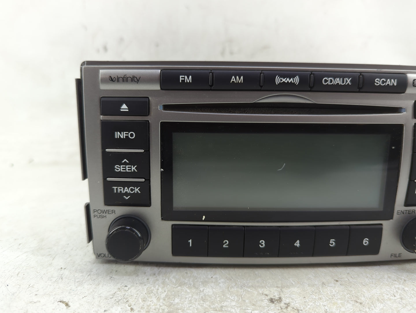2012 Hyundai Santa Fe Radio AM FM Cd Player Receiver Replacement P/N:96190-0W500BS Fits OEM Used Auto Parts - Oemusedautopar