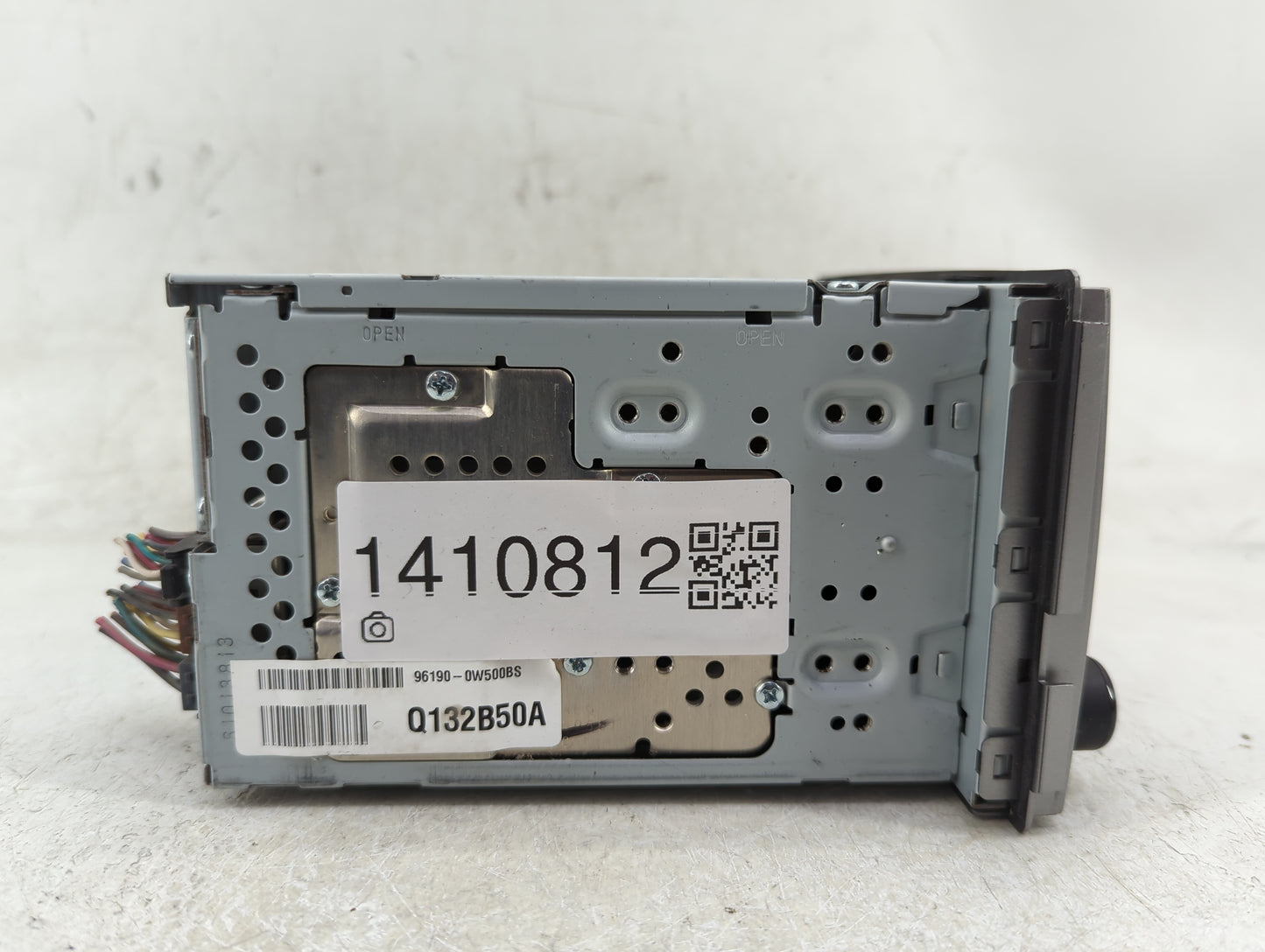 2012 Hyundai Santa Fe Radio AM FM Cd Player Receiver Replacement P/N:96190-0W500BS Fits OEM Used Auto Parts - Oemusedautopar