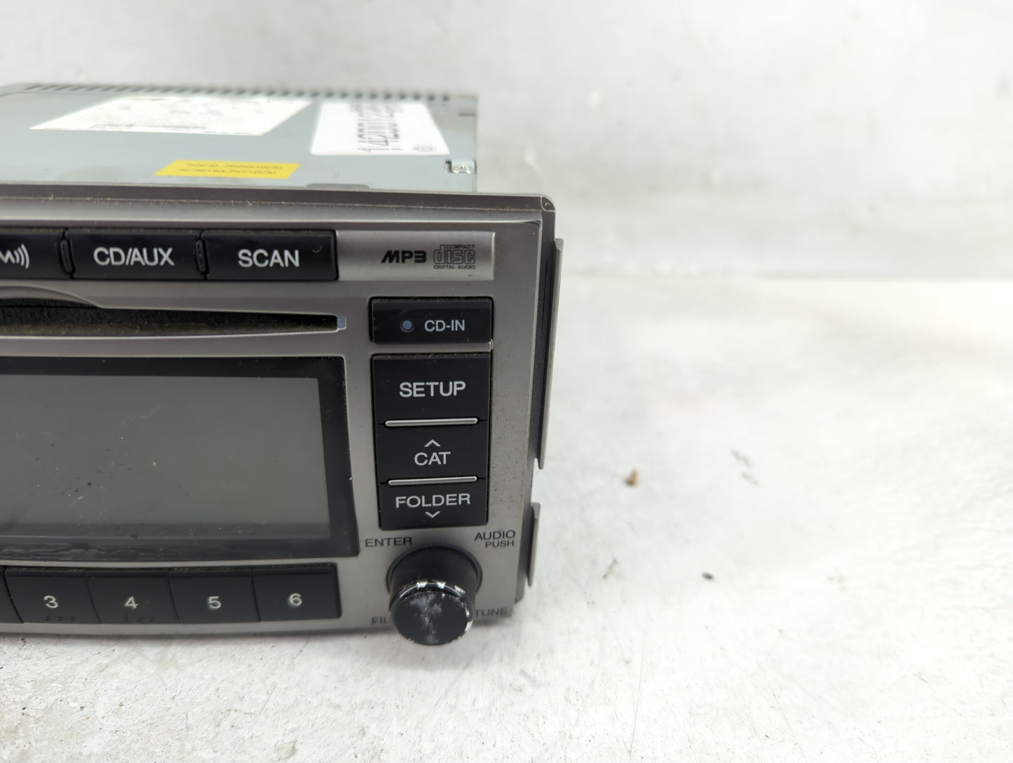 2010-2012 Hyundai Santa Fe Radio AM FM Cd Player Receiver Replacement P/N:96180-0W500BS Fits Fits 2010 2011 2012 OEM Used Au