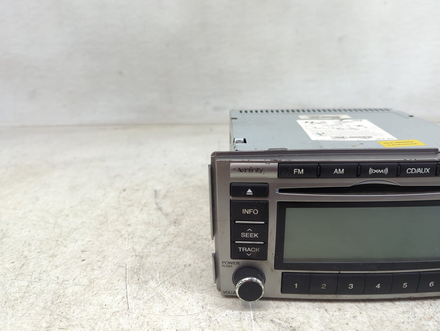 2010-2012 Hyundai Santa Fe Radio AM FM Cd Player Receiver Replacement P/N:96190-0W500BS 96180-0W500BS Fits Fits 2010 2011 20