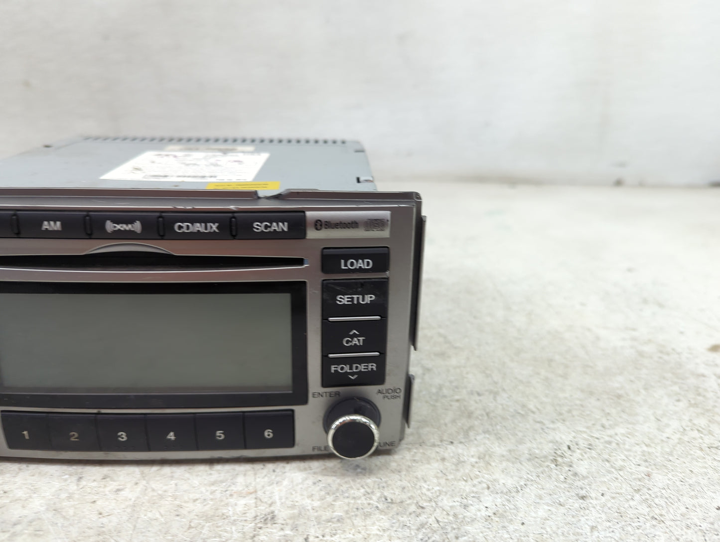 2010-2012 Hyundai Santa Fe Radio AM FM Cd Player Receiver Replacement P/N:96190-0W500BS 96180-0W500BS Fits Fits 2010 2011 20