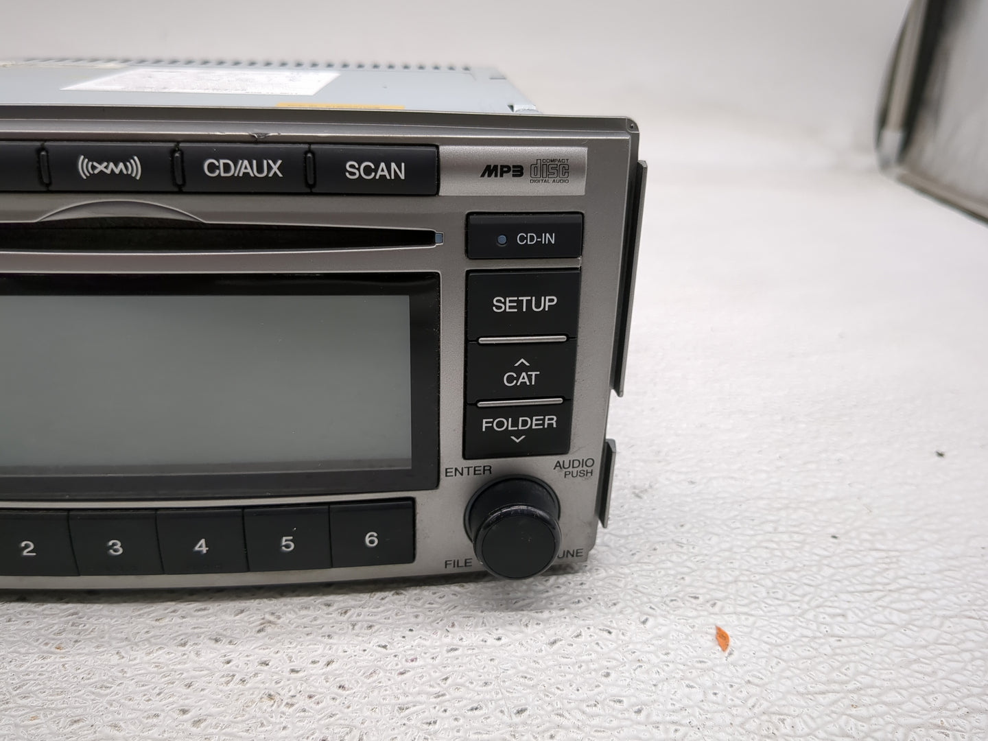 2010-2012 Hyundai Santa Fe Radio AM FM Cd Player Receiver Replacement P/N:96180-0W500BS Fits Fits 2010 2011 2012 OEM Used Au