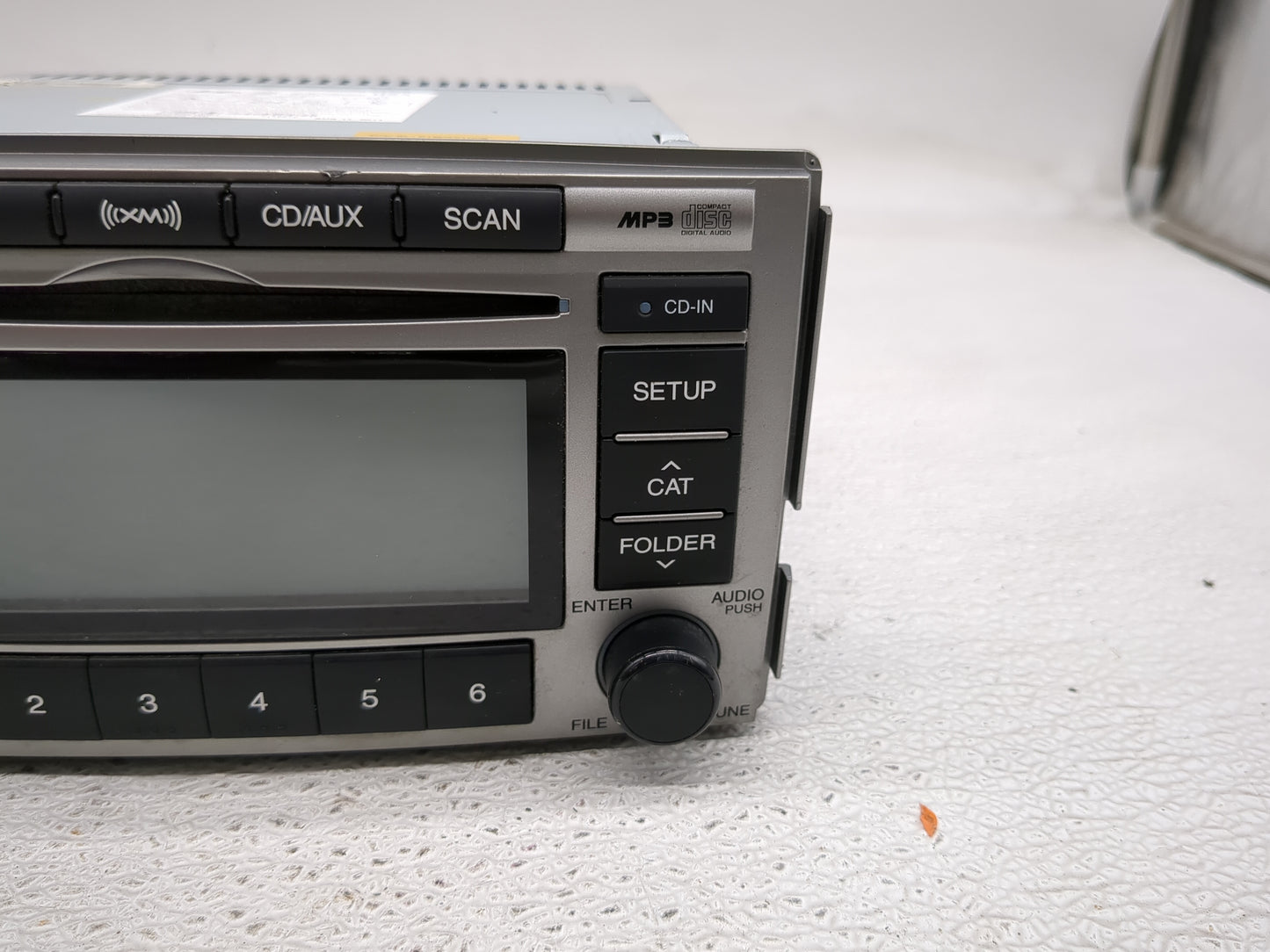 2010-2012 Hyundai Santa Fe Radio AM FM Cd Player Receiver Replacement P/N:96180-0W500BS Fits Fits 2010 2011 2012 OEM Used Au