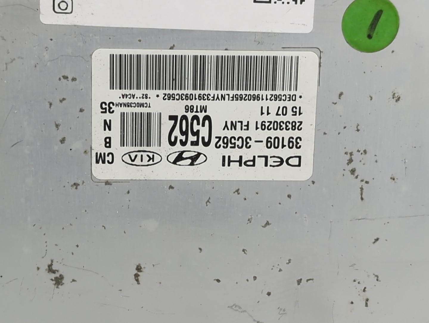 2010-2012 Hyundai Santa Fe PCM Engine Control Computer ECU ECM PCU OEM P/N:39109-3C562, 28330291 Fits Fits 2010 2011 2012 OE