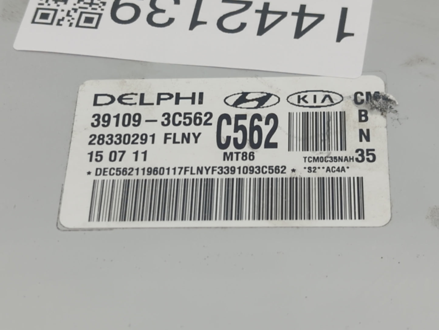 2010-2012 Hyundai Santa Fe PCM Engine Control Computer ECU ECM PCU OEM P/N:39109-3C562 28330291 Fits Fits 2010 2011 2012 OEM