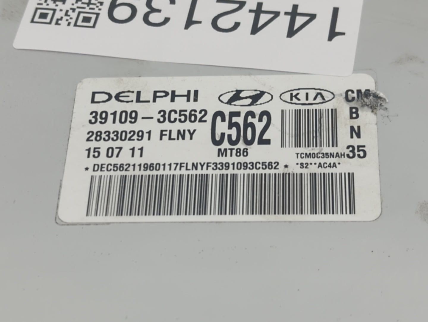 2010-2012 Hyundai Santa Fe PCM Engine Control Computer ECU ECM PCU OEM P/N:39109-3C562 28330291 Fits Fits 2010 2011 2012 OEM