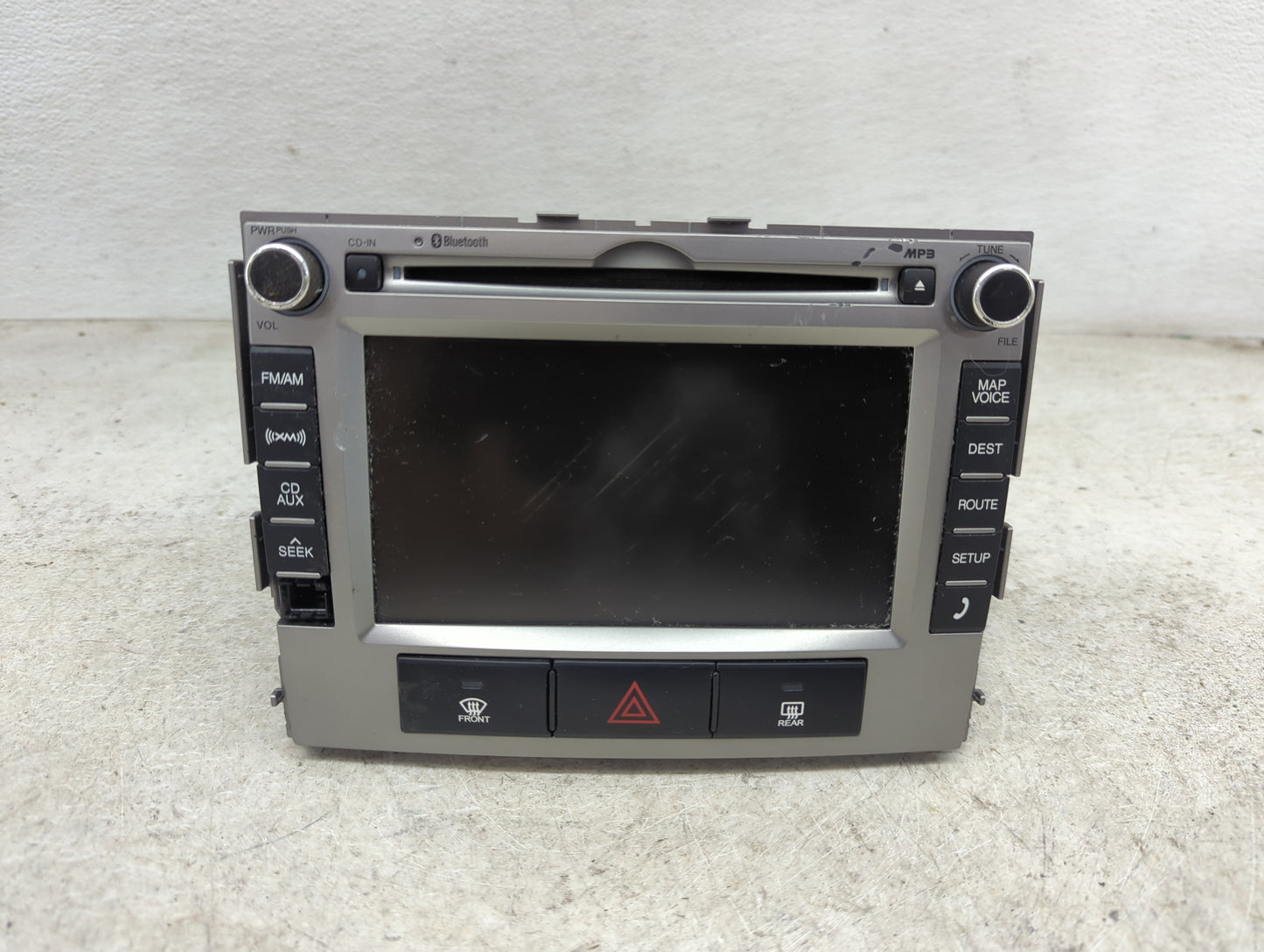 2010-2012 Hyundai Santa Fe Radio AM FM Cd Player Receiver Replacement P/N:965600W020BS 96560-0W020BS Fits Fits 2010 2011 201