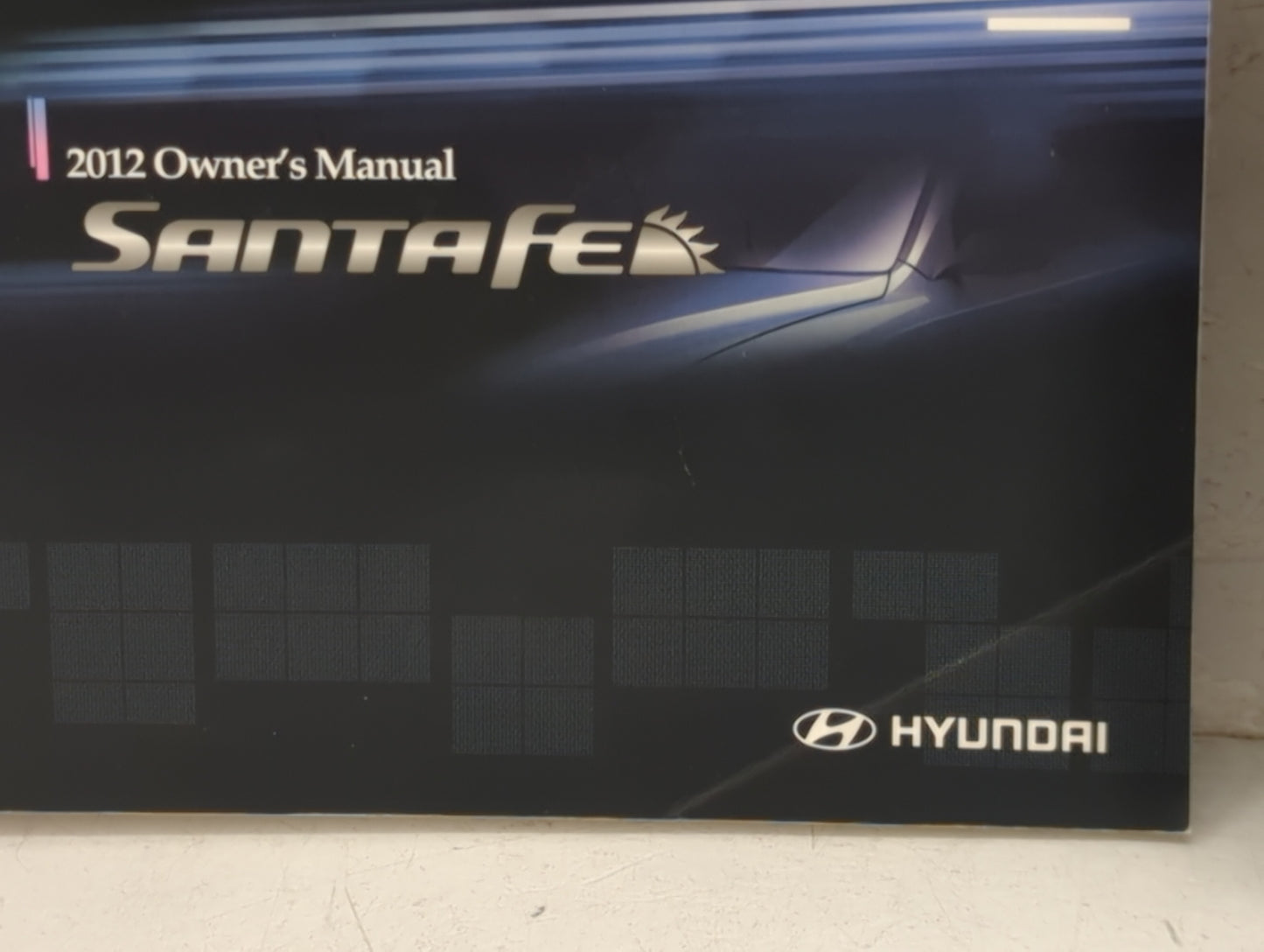 2012 Hyundai Santa Fe Owners Manual Book Guide P/N:A2BO-EU23B OEM Used Auto Parts - Oemusedautoparts1.com